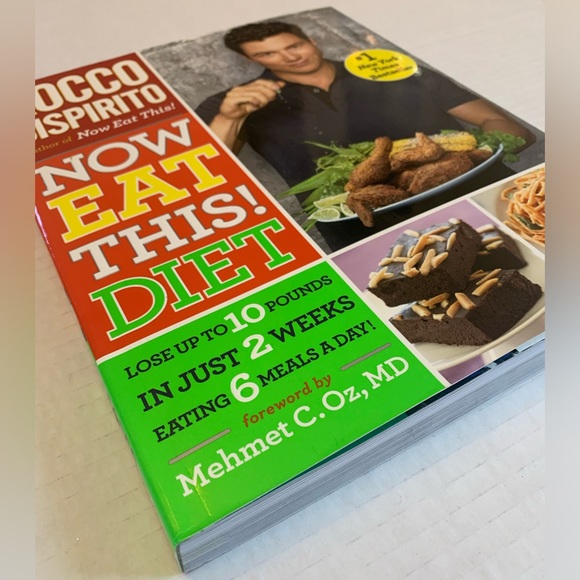 ROCCO DISPIRITO Now Eat This! Diet Cook Book Paperback First Edition - Picture 2 of 7